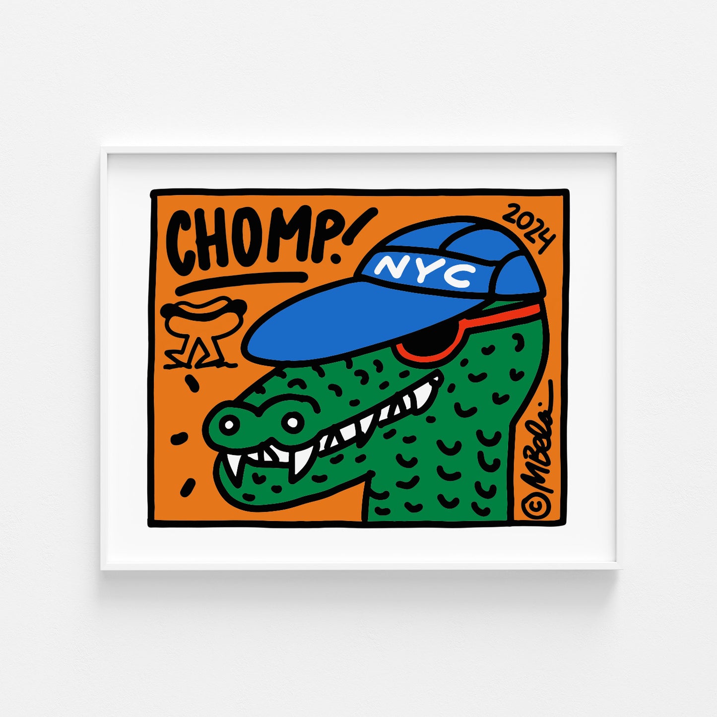 Gator Chomp Print