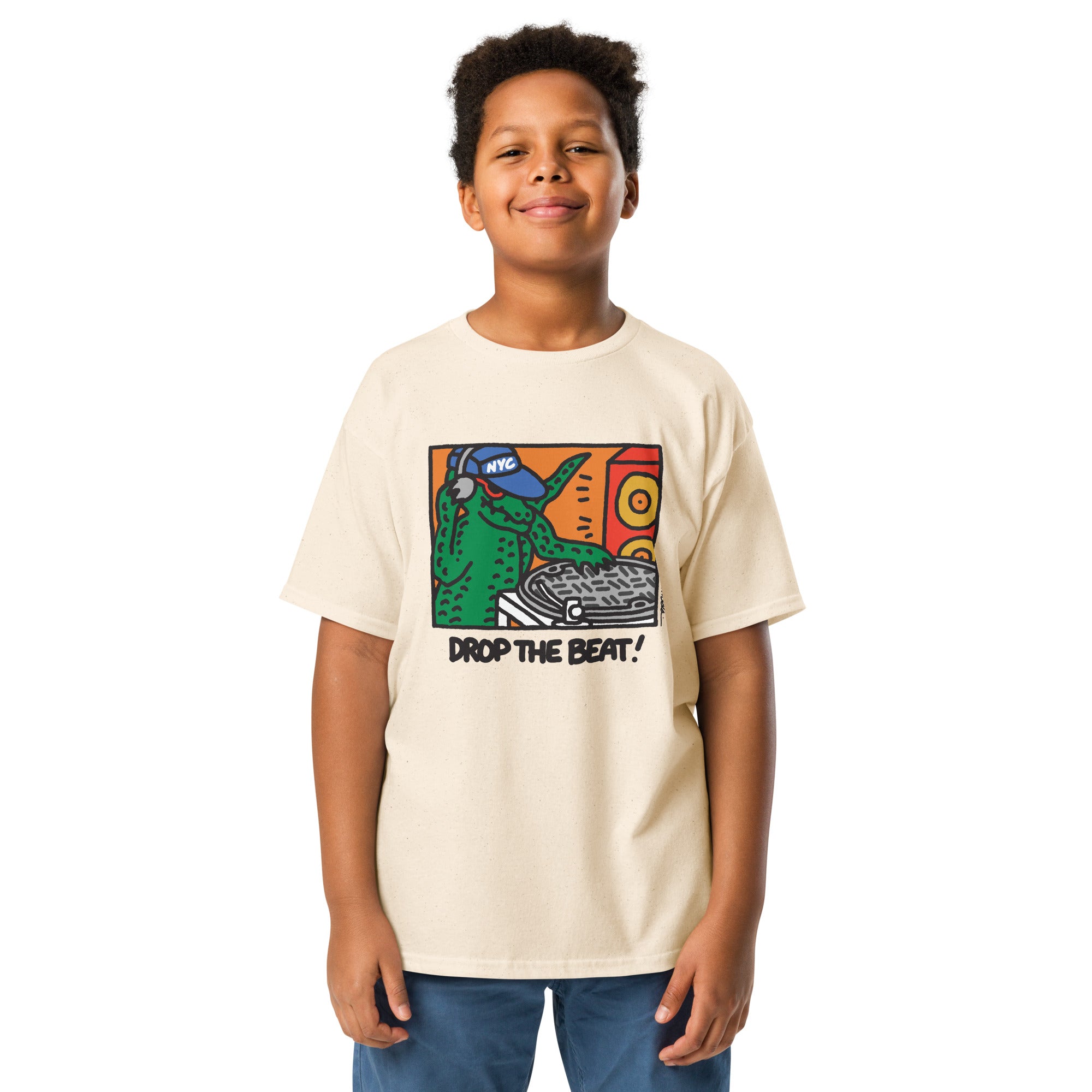 Drop the Beat Gator Youth T-Shirt – Micah NYC
