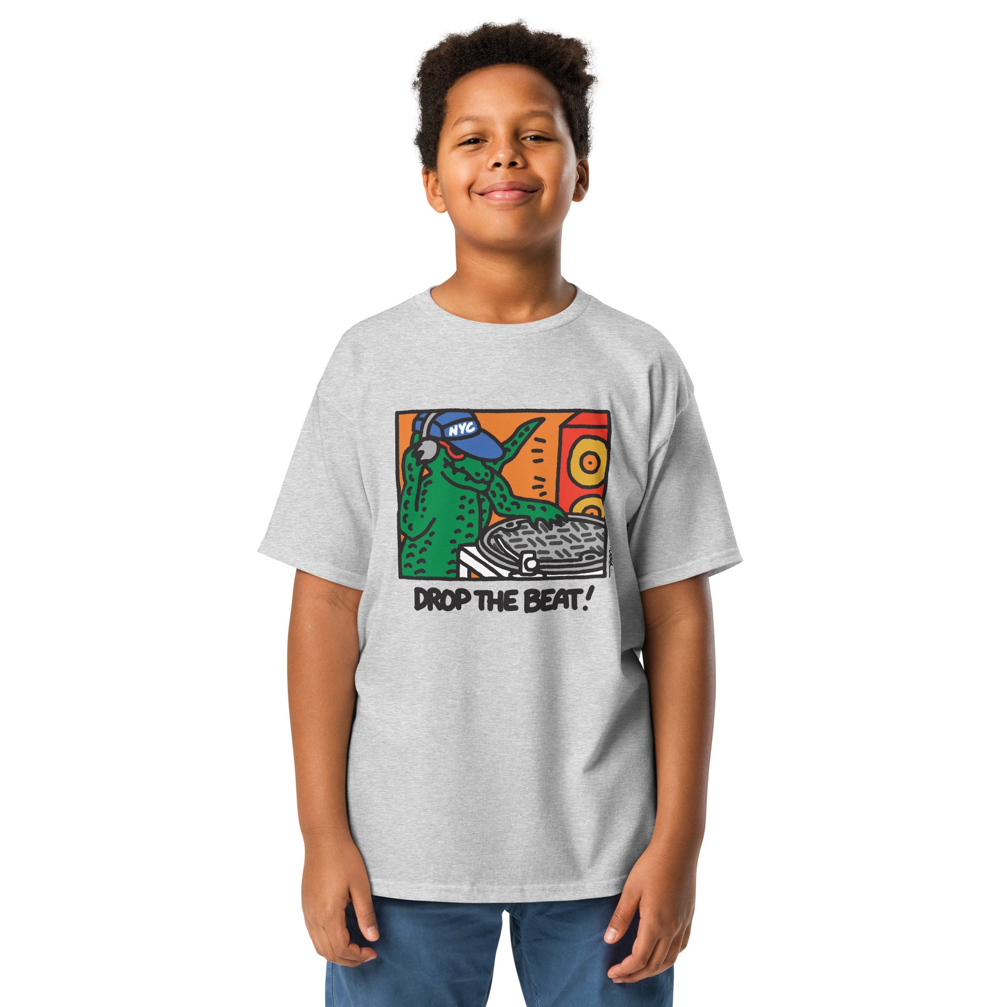 Drop the Beat Gator Youth T-Shirt – Micah NYC