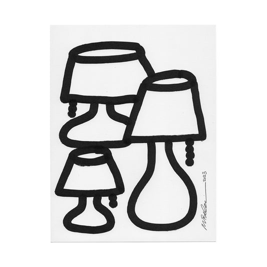 Lamp Original Drawing (05)